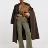 Khaki Straight Leg Jeans