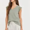 Lace Insert Vest