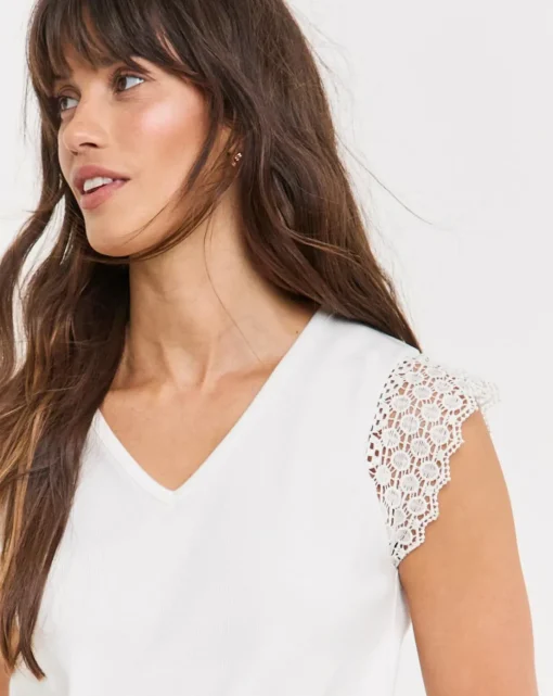 Lace Insert Vest