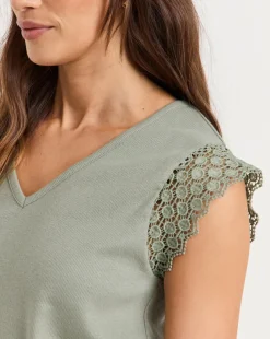 Lace Insert Vest