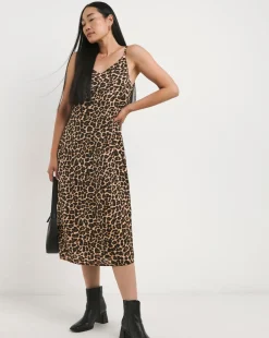 Leopard Cami Midi Dress