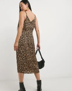 Leopard Cami Midi Dress