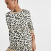 Leopard Print Classic Longline Sweatshirt