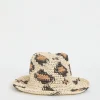 Leopard Print Fedora Hat