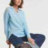 Light Blue Collar Jumper