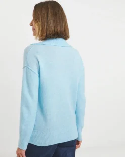 Light Blue Collar Jumper
