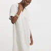Linen Collared Tunic Dress