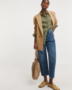 Linen Mix Long Sleeve Shirt