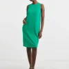Linen Sleeveless Shift Dress