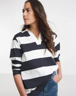 Long Sleeve Rugby Polo Top
