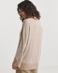 Long Sleeve Wide Cuff Crew Neck Cosy Jumper