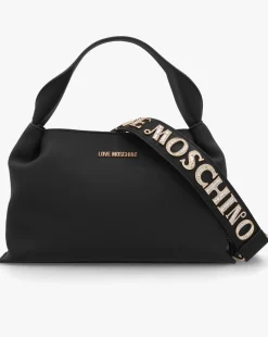 Love Moschino Aura Slouch Black Hobo Bag