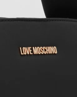 Love Moschino Aura Slouch Black Hobo Bag