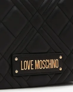 Love Moschino Diamond Quilt III Black Shoulder Bag