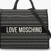 Love Moschino Flower Black Tote Bag