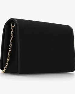 Love Moschino Flower Black Shoulder Bag