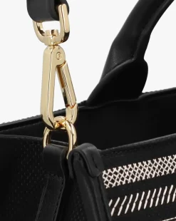 Love Moschino Flower Black Tote Bag