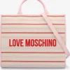 Love Moschino Flower Pink Tote Bag