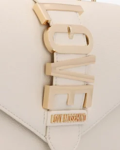 Love Moschino Love Bug Ivory Top Handle Bag