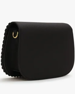 Love Moschino Whipstitch Black Cross-Body Bag
