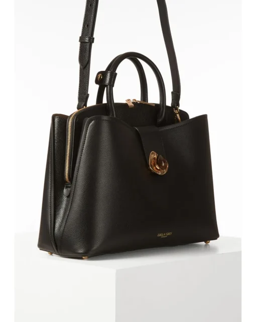 Luella Grey Cristobel Black Laptop Tote