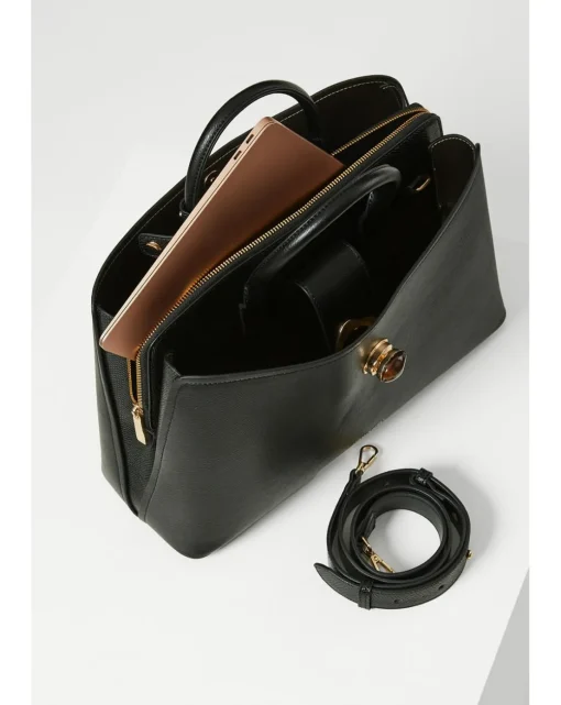 Luella Grey Cristobel Black Laptop Tote