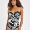 MAGISCULPT Bandeau Tummy Control Swimsuit