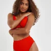 MAGISCULPT Contour Me Scalloped Edge High Waist Bikini Bottoms
