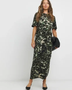 Magisculpt Drape Waist Dress