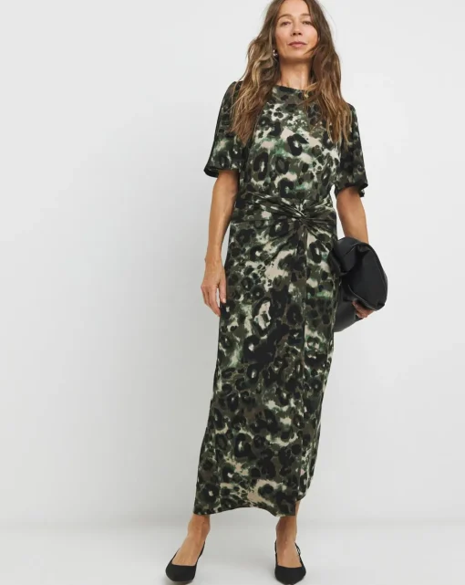 Magisculpt Drape Waist Dress