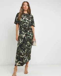Magisculpt Drape Waist Dress