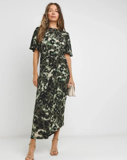 Magisculpt Drape Waist Dress
