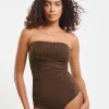MAGISCULPT Medium Control Bandeau Swimsuit