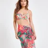 MAGISCULPT Tropical Print Midi Sarong