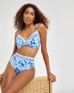 MAGISCULPT Twist Front Plunge Underwired Bikini Top