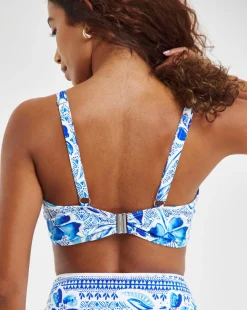 MAGISCULPT Twist Front Plunge Underwired Bikini Top