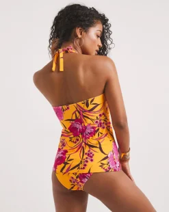 MAGISCULPT Twist Front Tankini Set