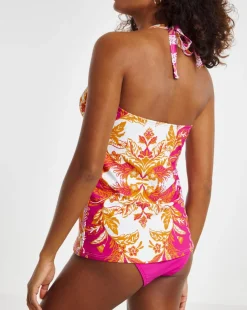 MAGISCULPT Twist Front Tankini Set