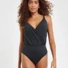 MAGISCULPT Twist Front Tummy Control Blouson Swimsuit