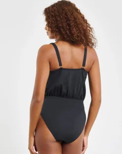 MAGISCULPT Twist Front Tummy Control Blouson Swimsuit