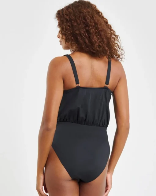 MAGISCULPT Twist Front Tummy Control Blouson Swimsuit