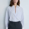 Mango Cotton Blend Hamburg Shirt