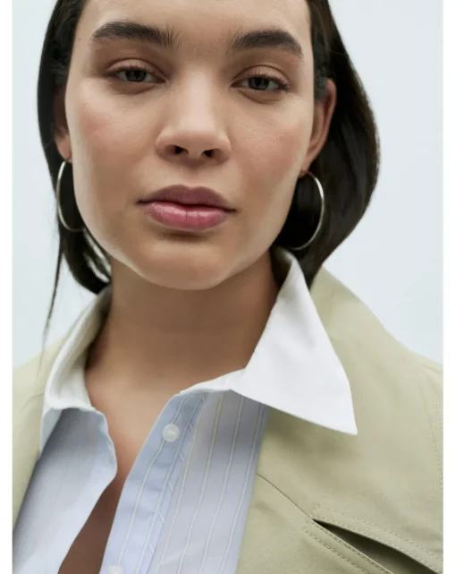 Mango Cotton Blend Hamburg Shirt