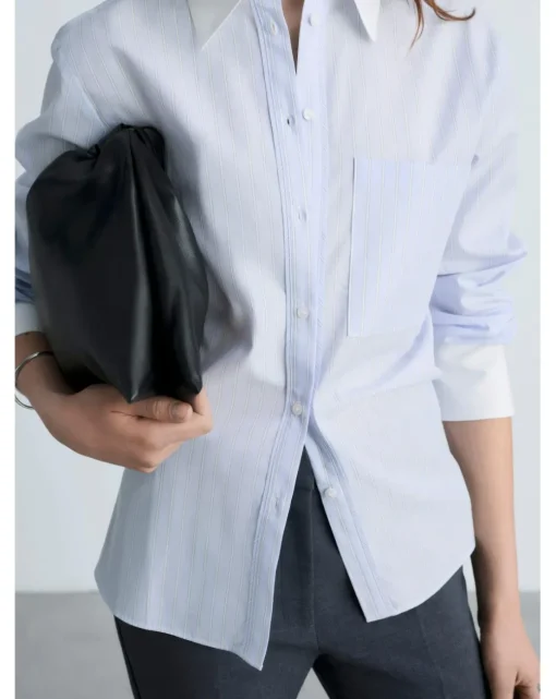Mango Cotton Blend Hamburg Shirt