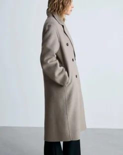 Mango Double Breasted Wool Coat