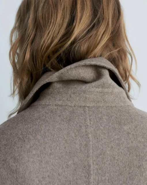 Mango Double Breasted Wool Coat