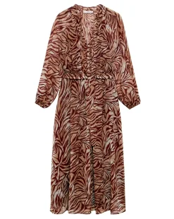 Mango Lin Printed Dress