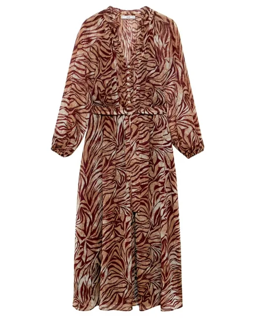 Mango Lin Printed Dress