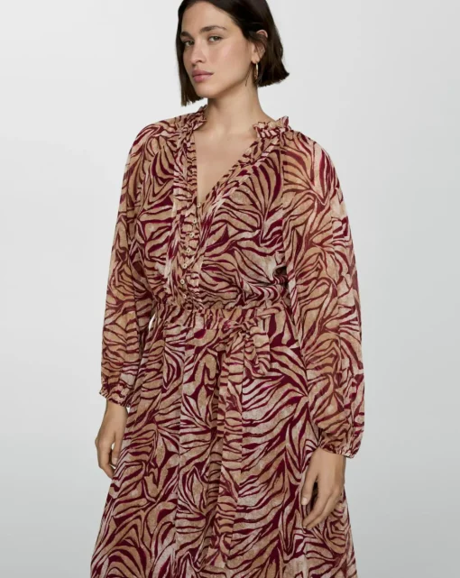 Mango Lin Printed Dress