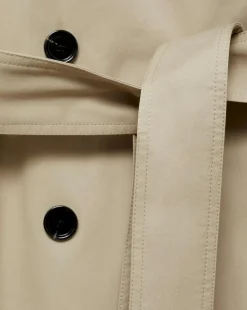 Mango Long Oversized Double-Breasted Trench Coat